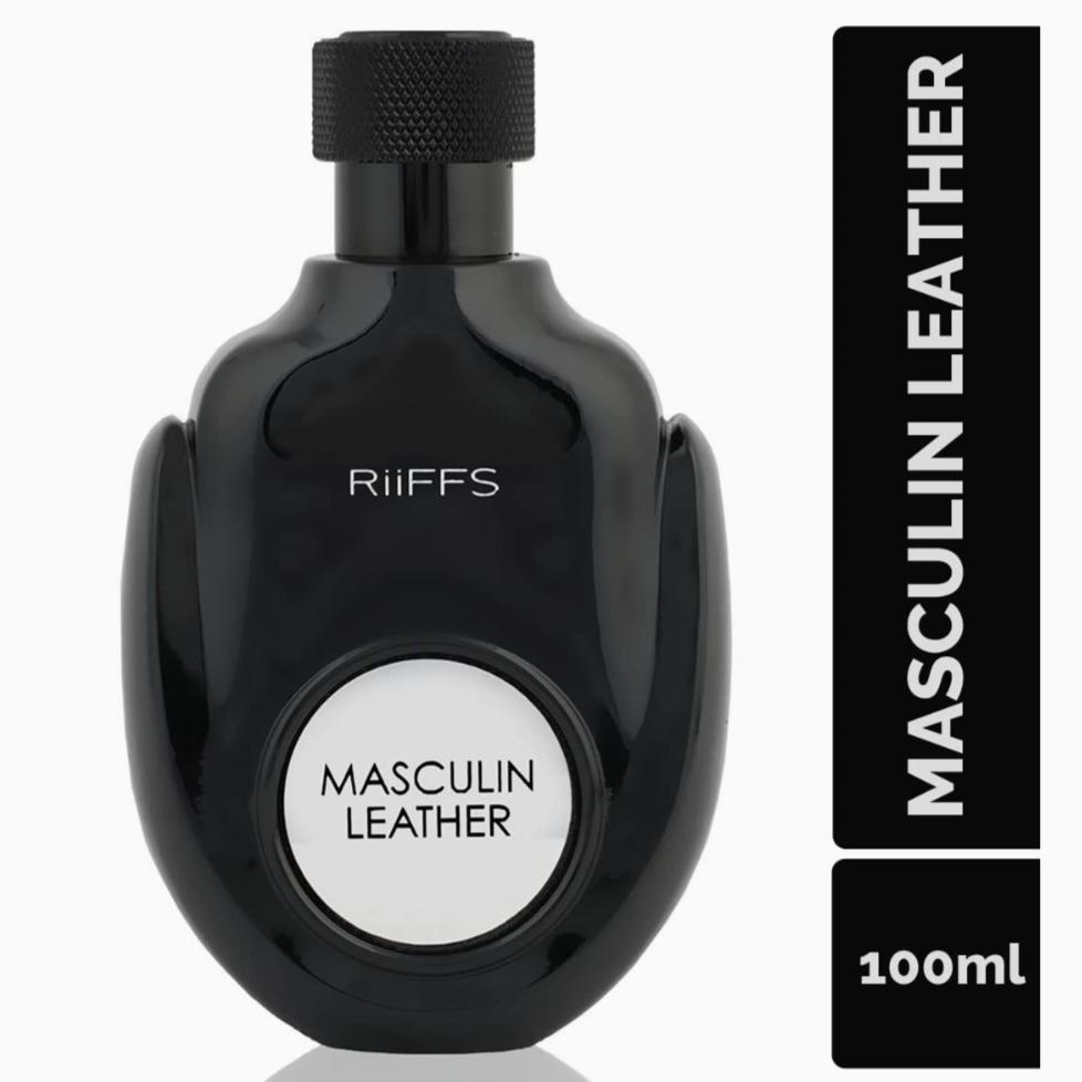 Masculin Leather Imported Long Lasting 100ml Men Perfume, Citrusy, Smoky & Leather, Soothing Fragrance