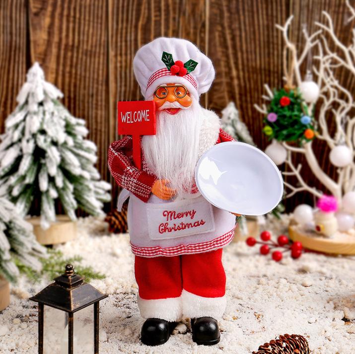 Decor New-Year Goods Santa Claus Christmas Doll Home Decoration Merry Christmas Kids Gift