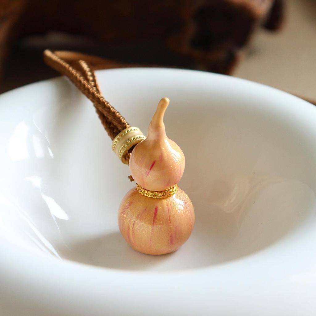 Dopamine Drip Colorful Gourd Necklace - Light Luxury Fashion Sweater Chain for Women, Spring/Summer Collection