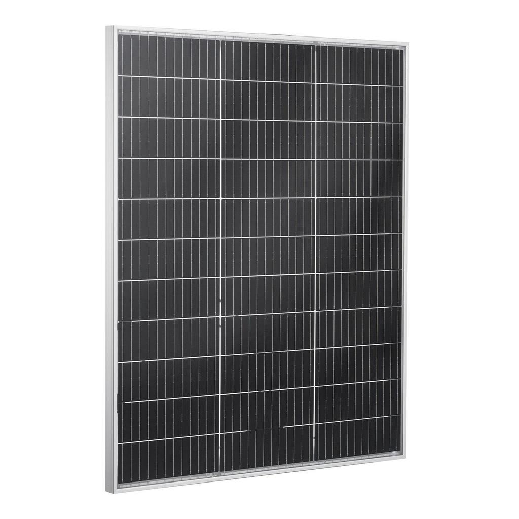 2PCS 100W Bifacial Solar Panels, 23% High-Efficiency N-Type Monocrystalline PV Module with MC4 Output & Aluminum Frame, IP67 Waterproof Solar Panel