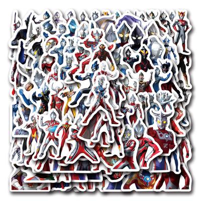 100 Q-version Ultraman Stickers High-Precision Laptop Mobile Ticket Personal Decorative Stickers