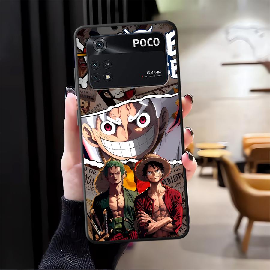 

Чехол для телефона Xiaomi Poco X3 X4 X5 C50 F3 F4 F5 M5 C51 M3 M4 Pro C65 с аниме Луффи и Зоро Funda Poco X4 Pro 5G