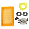 Replacement Carburetor Kit for Blower Compatible with SR320 SR340 BR340 BR380 Enhance Efficiency and Reliability