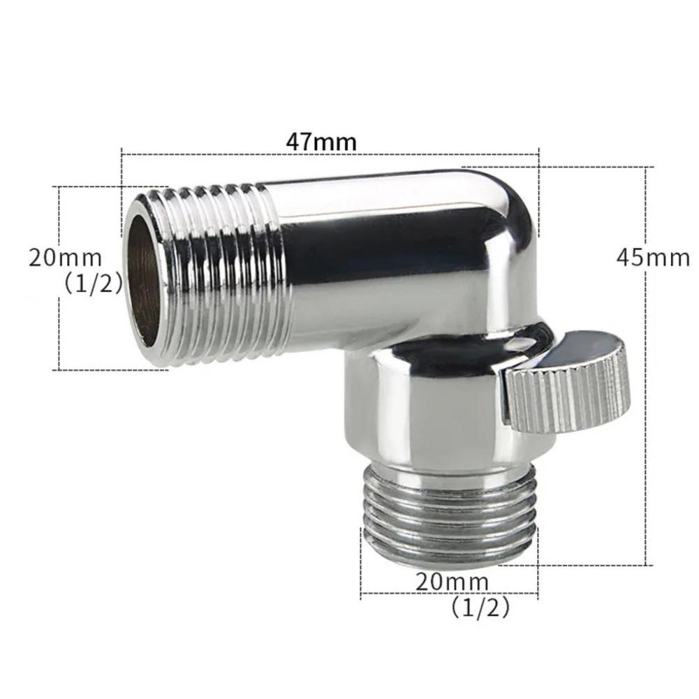 For Bathroom Fixtures Angle Valve Bathroom Installation Compact Design Plumbing Valve Angle Valve Erosion Resistant