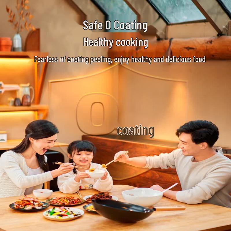 ROBAM CF2C Cast Iron Wok with Round Anti-Slip Base