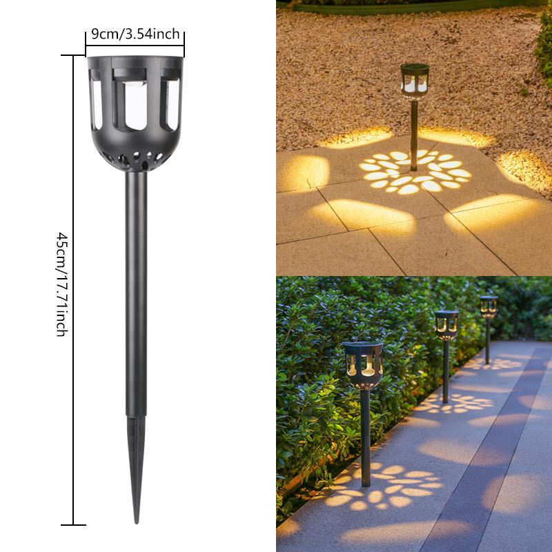 Solar Ground Stake Lights - Waterproof Outdoor Lawn and Garden Decor