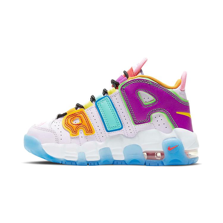 

New Nike Air More Uptempo Multi-Color PS DH0828-500 35