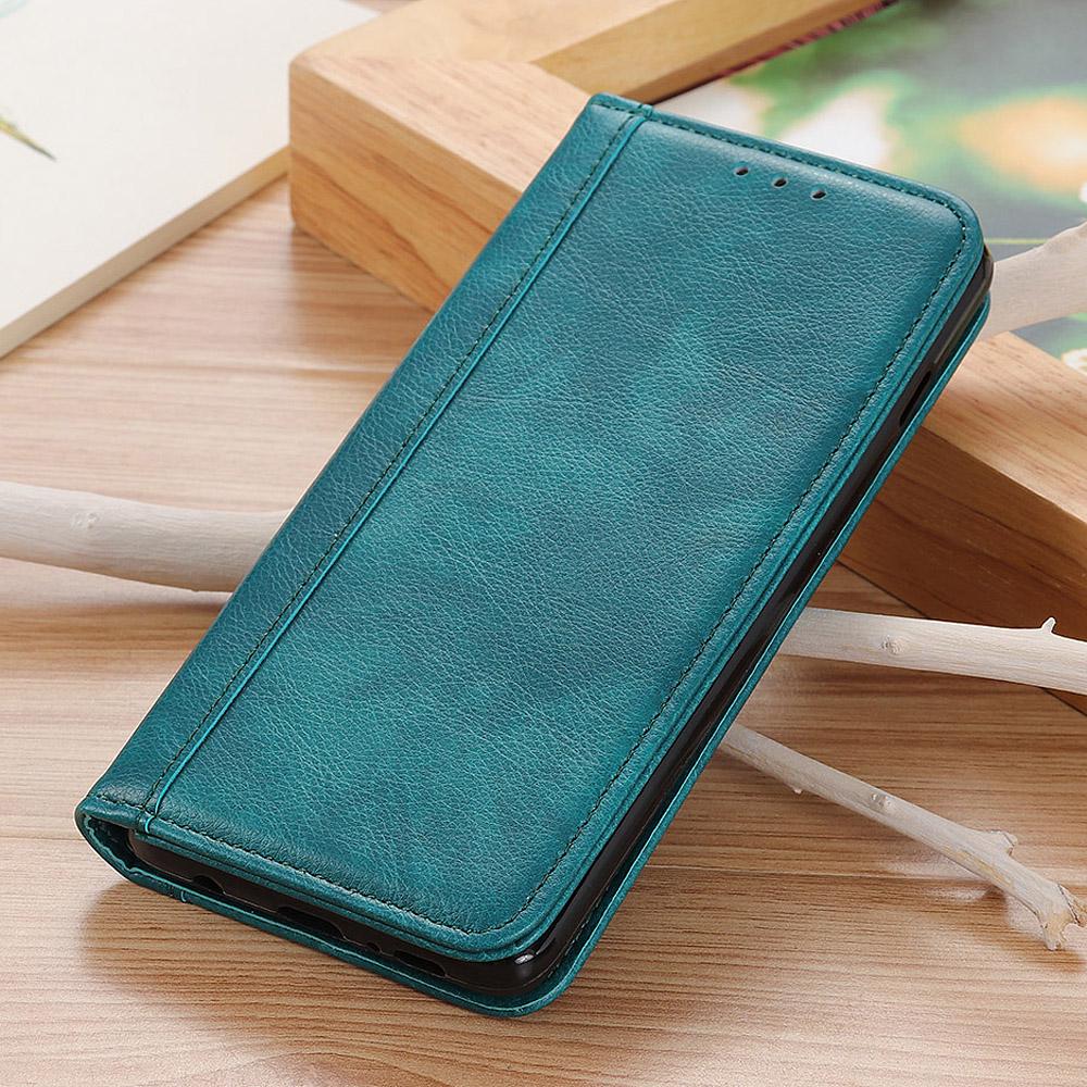 For Honor X9a/X40/Magic5 Lite 5G Litchi Texture Split Leather Phone Case Shockproof Wallet Cover with Stand