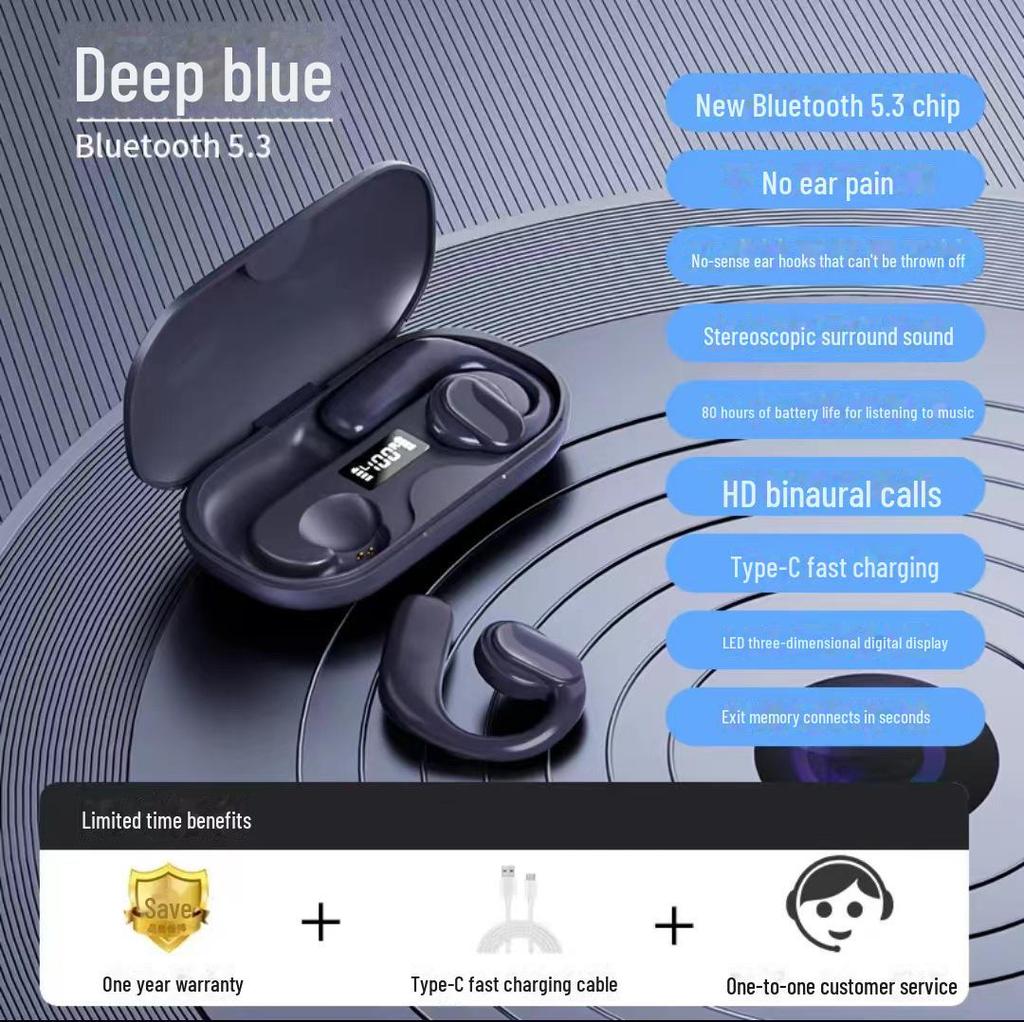 S901 Air Conduction Bluetooth Running Headset with External Speakers