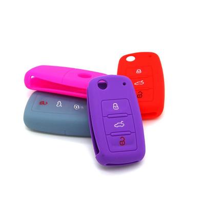 Silicone Key Cover for Volkswagen Bora, Lavida, Touran, Tiguan, Passat, Octavia Remote Keys