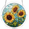 Puzzle Sun Catcher Stained Glass Window Hangings Acrylic Suncatchers Decors for Home Garden Ornament Housewarmings Gift