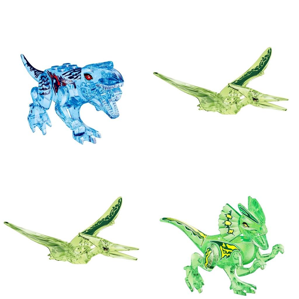 Jurassic Crystal Dinosaur Building Blocks Educational Toy For Creative Play Yg77034