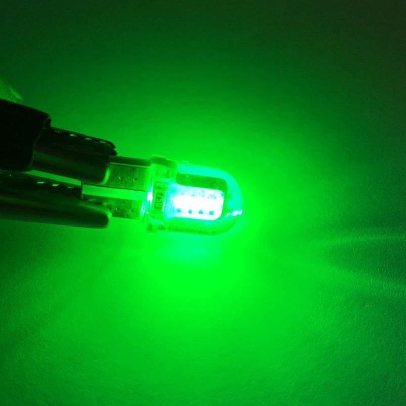 5/10Pcs T10 W5W BULB 12V LED Car Interior Light License Plate Lamp COB T10 LED Canbus Multicolor Car Lights Auto Accessories