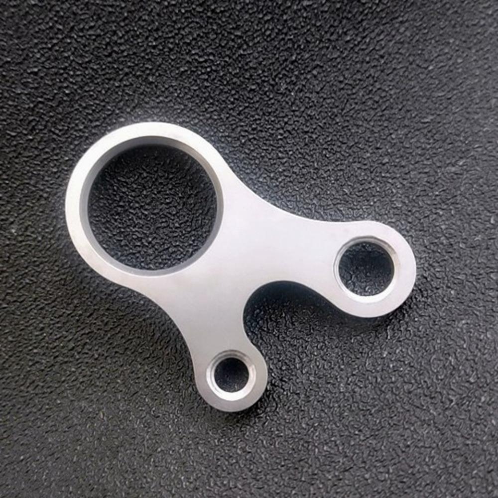 Lightweight Titanium Alloy Rope Buckle 52*36mm Camping Cord Tensioners  Knotting Tool