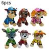Patrol 6pcs Paw Dog Plush Toy Cartoon Stuffed Animal Doll Room Decor Kids Gift