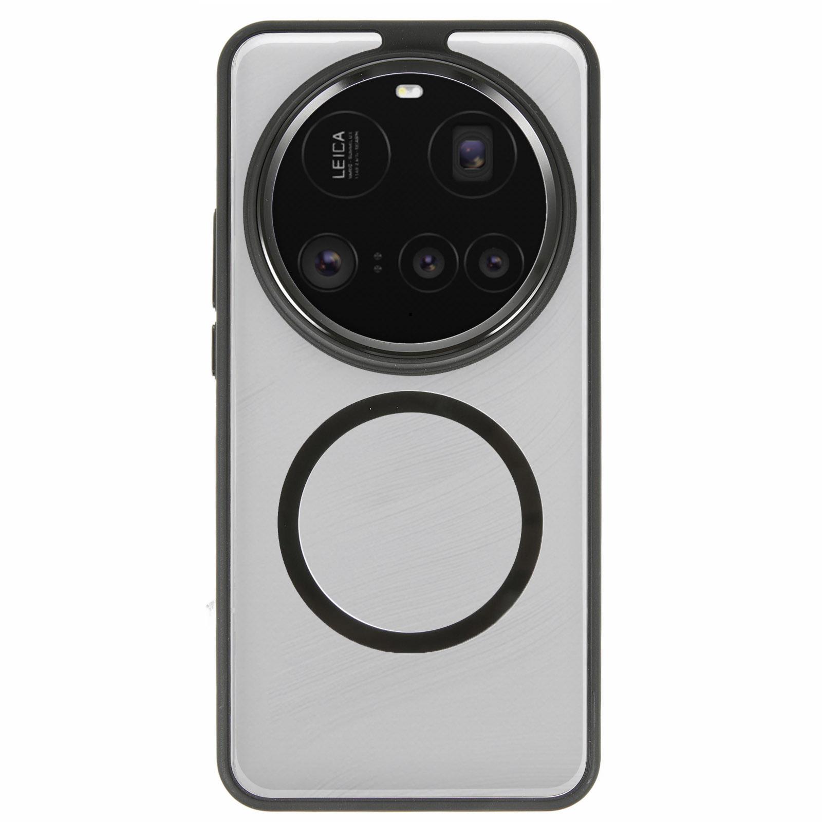 

FULEXIN For Xiaomi 15 Ultra Magnetic Case Anti Drop TPU+PC Phone Back Cover with Metal Buttons Black