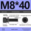 12.9 Grade M4-M12 Socket Head Cap Screw with Washer: Three-Piece Cylindrical Bolt