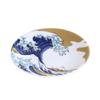 KISSYO Kutani ware ceramic featuring a Hokusai wave A beautiful and vibrant piece perfect for and other special Available for delivery via