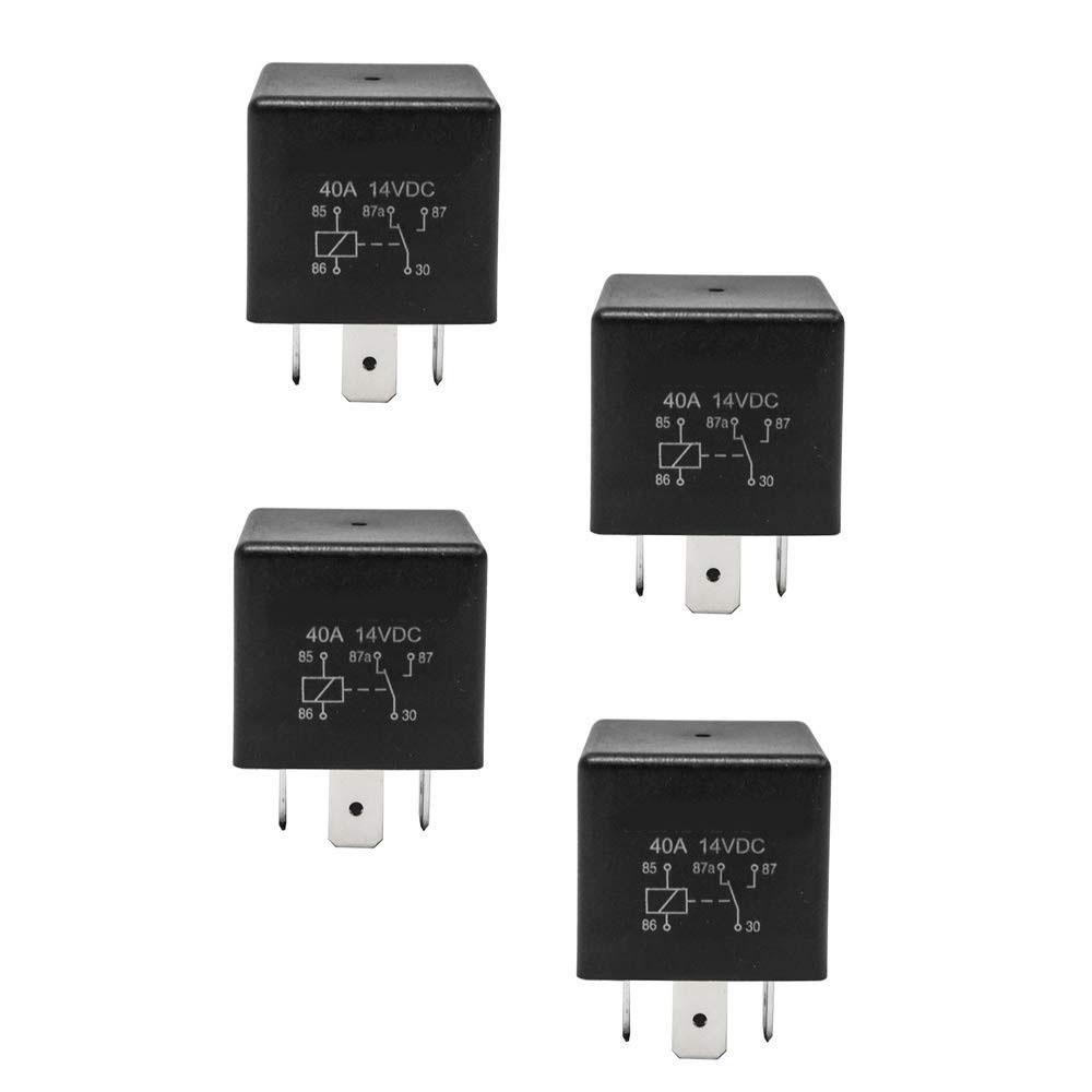 

4Pcs DC14V 40A Relay Switches 6679820 For Bobcat 751 753 763 773 863 864 873 883