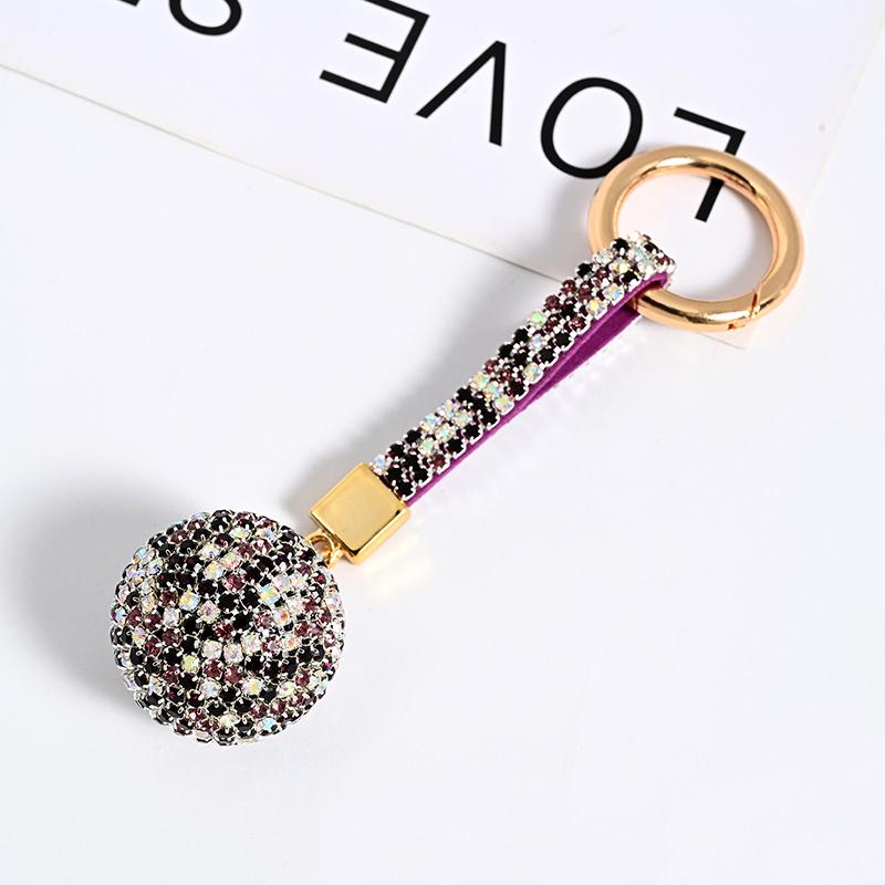 1 Stück Strass Handtasche Auto Deko Schlüsselanhänger Schlüsselring Kugel HOT Kristall Diamant Anhänger Schlüsselanhänger Geschenk