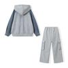 Montagut 2026 Spring Patchwork Denim Casual Kids Set