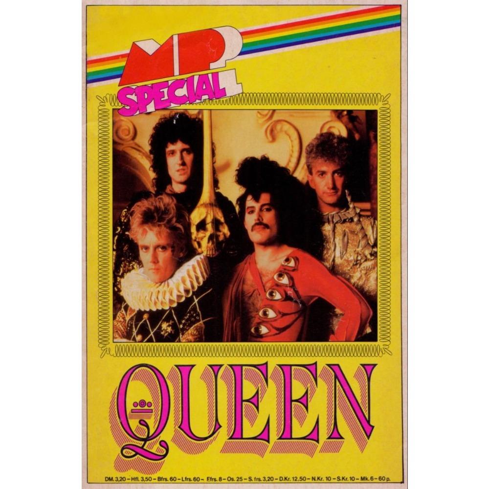 Metal Queen Band Wall Decor, Handmade 3D Tin Art for Living Room Bedroom Music Studio