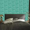 Polynesian Geometric Sea Pattern Wallpaper 50x1000