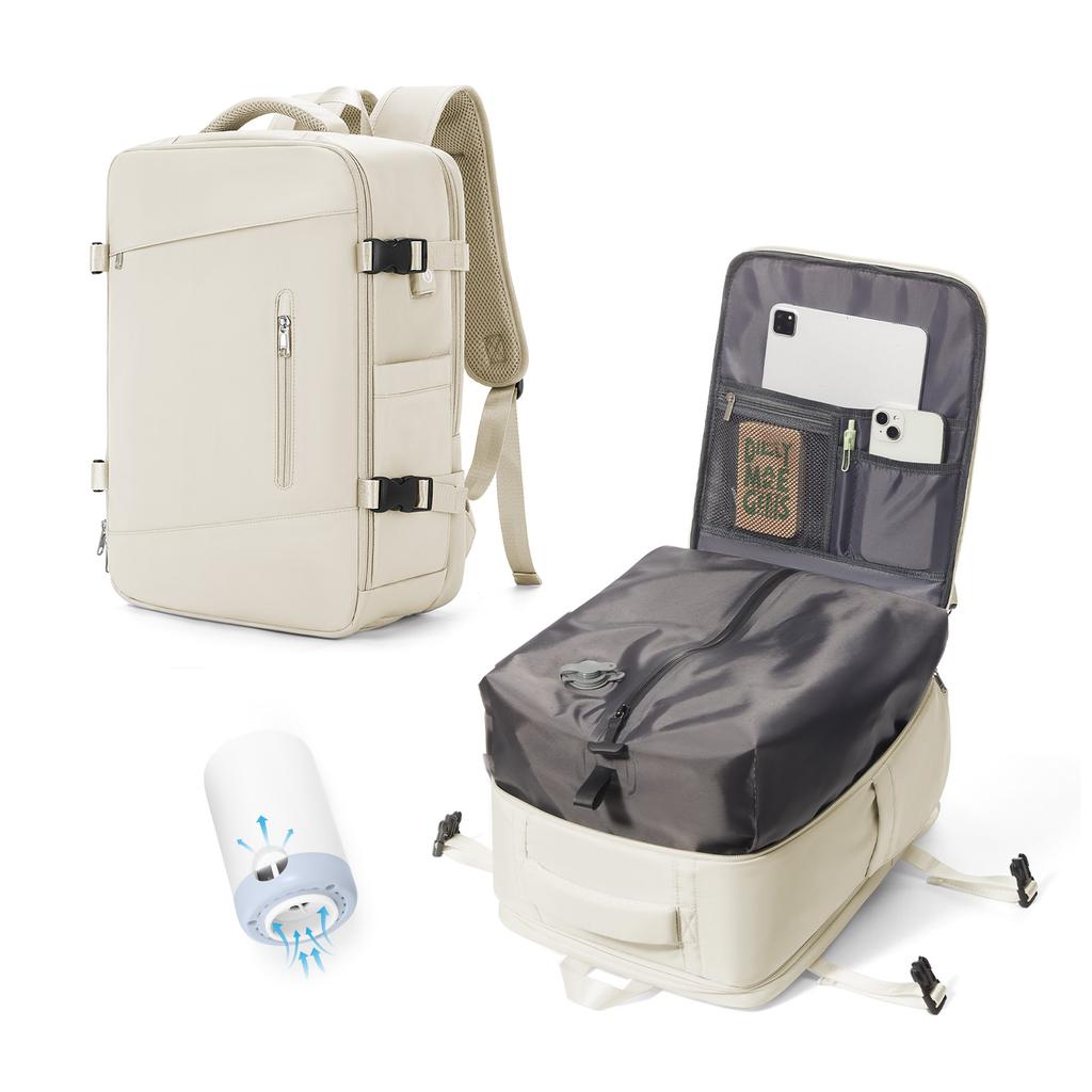 Męski plecak kompresyjny próżniowy, plecak kabinowy o dużej pojemności, plecak podróżny na krótkie dystanse, plecak turystyczny, bagaż podręczny