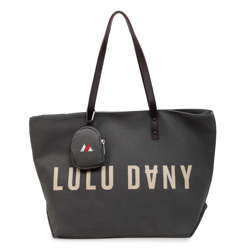 2025 New Large Capacity Fashion Alphabet Tote Shopping Bag Casual Travel Shoulder Tote Bag