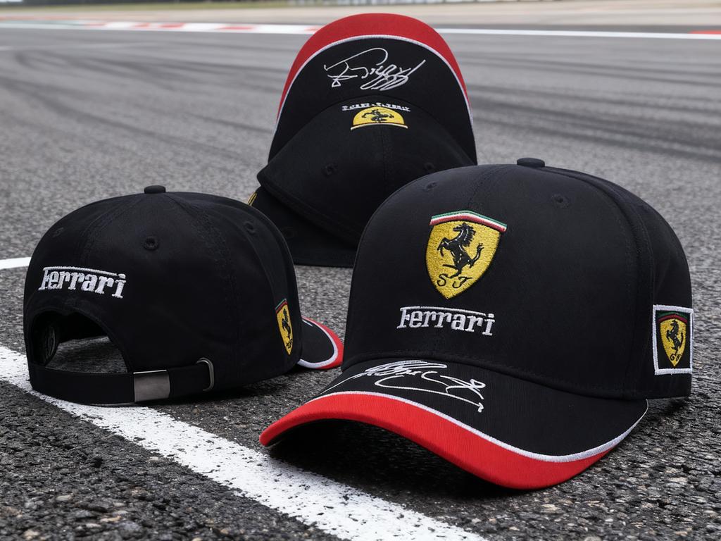 Fashion Sport Baseball Hat Outdoor Casual Cap Decoration For Ferrari Roma 488 Portofino F8 Roma Spider SF90 Purosangue SP2 Monza