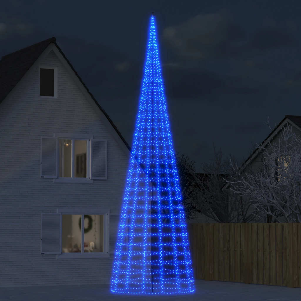 LED Christmas Tree 3000 LEDs Blue 800 cm