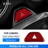 Real Hard Carbon Fiber Sticker For Chevrolet Camaro 2016 2017 2018 2019 2020 2021 2022 2023 Car Warning Light Button Accessories