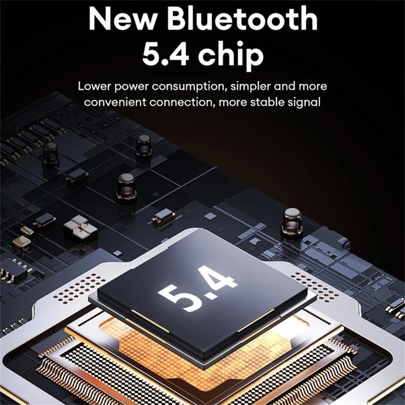 Noile căști Lenovo Th54 fără fir Bluetooth V5.4 Căști șocante pentru ascultare Apeluri HD Căști cu reducere activă a zgomotului