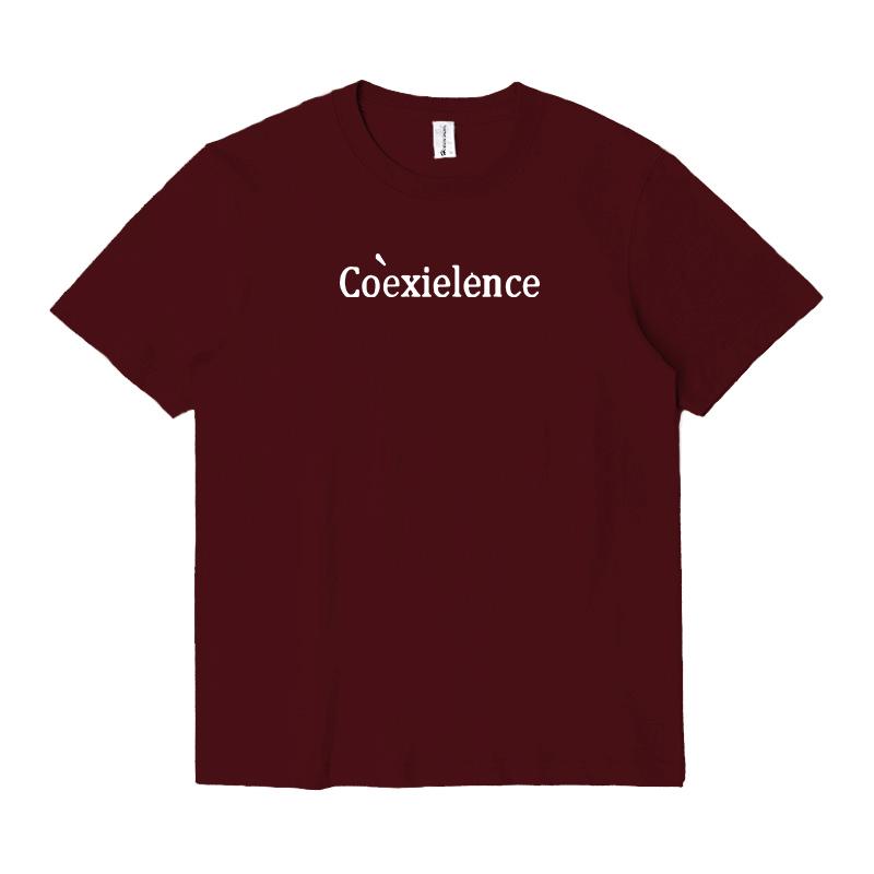 

Shellsuning простые футболки с рисунком букв, женские летние хлопковые футболки с короткими рукавами и принтом, женские повседневные белые топы с круглым вырезом 3XL вино красного