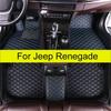 Car Floor Mats For Jeep Renegade     2018 2017 2016 Auto Interior Accessories Protector  Carpets Styling