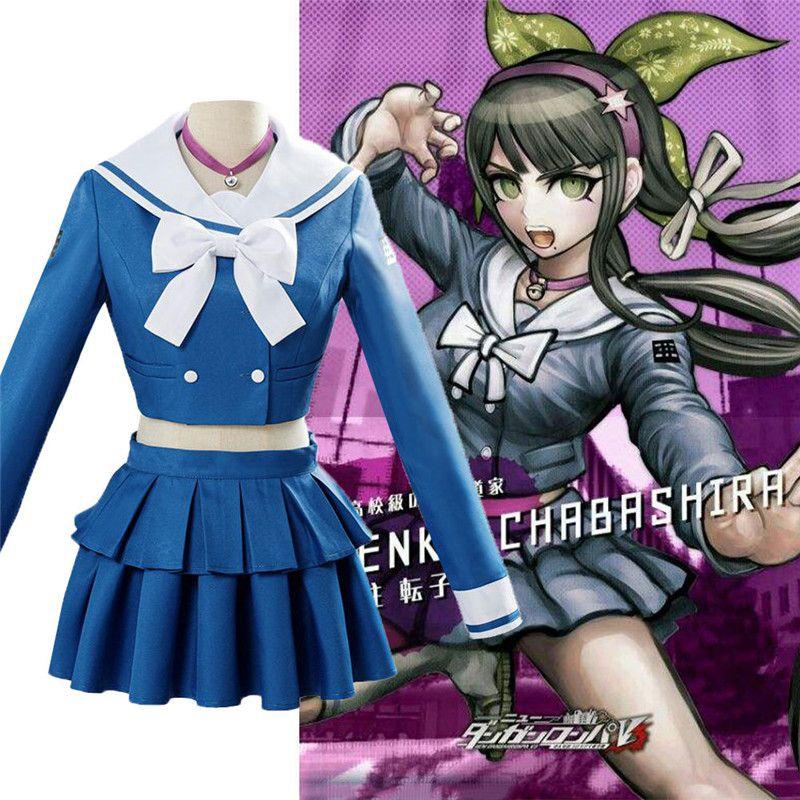 Danganronpa V3 Killing Harmony Cosplay Chabashira Tenko Uniform Costume Suit For Women