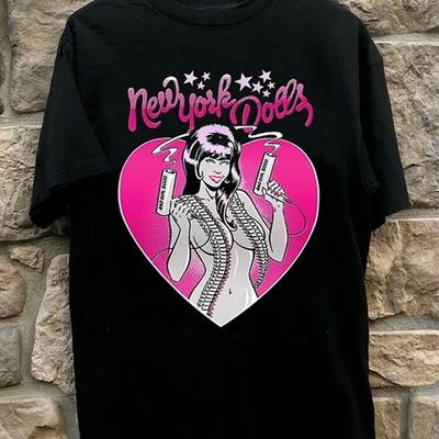 Nuova Maglietta Unisex S-5XL Band New York Dolls Regalo di Natale OS39