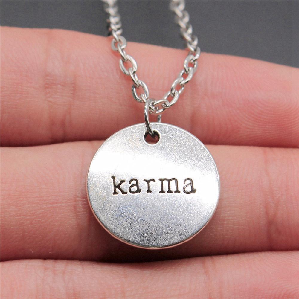 Necklace On The Neck 43cm Chain Round Tags Friendship Vintage Jewelry Supplies QN063