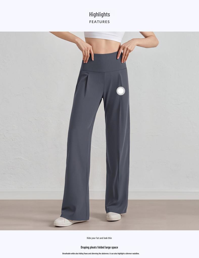 Bare-Feel High-Waist Slimming Yoga Pants for Women