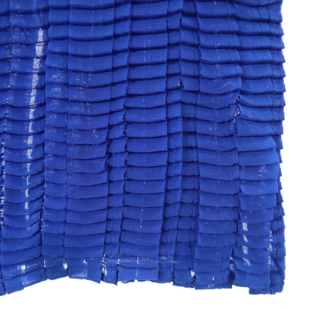 ISSEY MIYAKE 90s Old Long sleeve High neck Cut blue Women Used