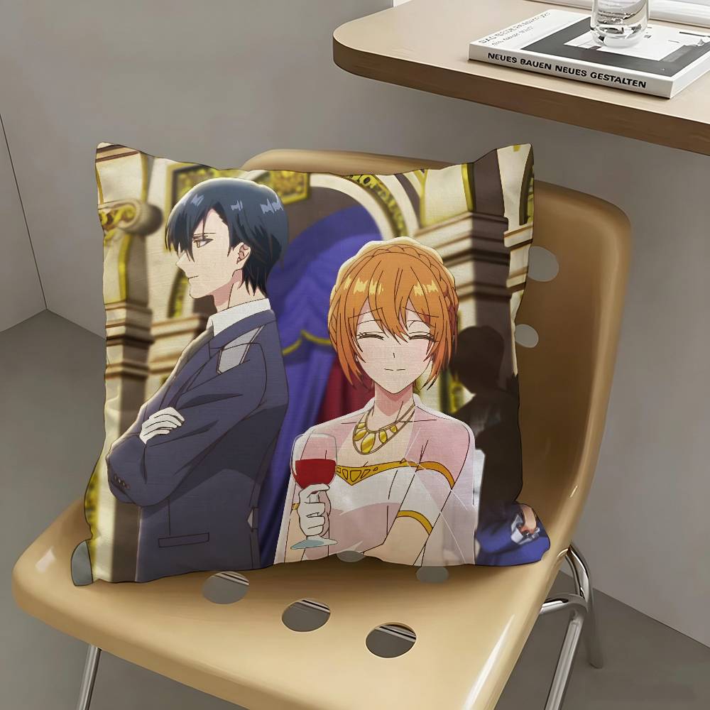 Why Raeliana Ended Up At The Duke's Mansion Anime Pillow Case Fashion Square Pillowcase Bedroom Sofa Room Ins Decoration Leisure