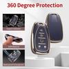 Suitable for Toyota Keychain Cover,with Leather Lanyard,Key Protector for Toyota Camry RAV4 Highlander Avalon C-HR Prius Corolla GT86 Smart Key