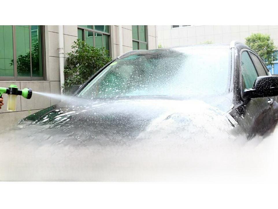 High-Pressure Car Wash Foam Water Gun Set with 4-Connector Hose