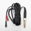 Replacement Headset Audio Cable Black Plastic 2 Meter Earphone Accessories