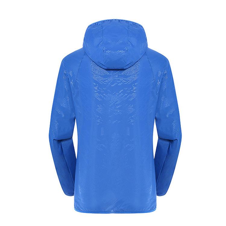 Sommer Outdoor Unisex Hautjacke, Dünne Jacke, Kapuzen-Sonnenschutzanzug