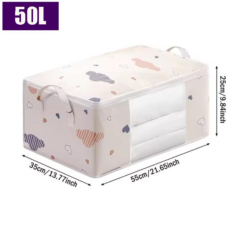 

Big Capacity Quilt Clothes Duvet Blanket Storage Bag Dustproof Closet Under-Bed Moisture Proof Organizer Sorting Bags With Zippe