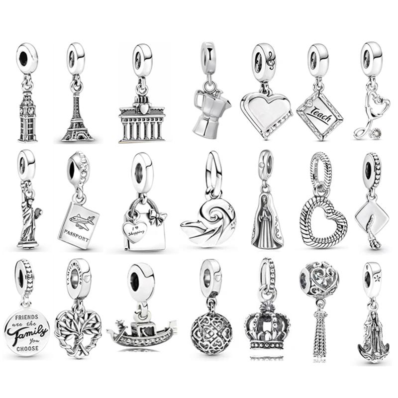 Einkaufstasche Freiheitsstatue Unsere Liebe Frau Anhänger Charm Perle für DIY Schmuck Exquisite Armband Zubehör