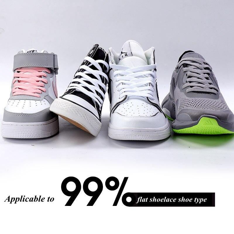 1Pair 36colors Flats Shoelaces Classic Shoe Laces Off Sneaker White Sports Men Women Children Shoelace Casual Shoe Strings