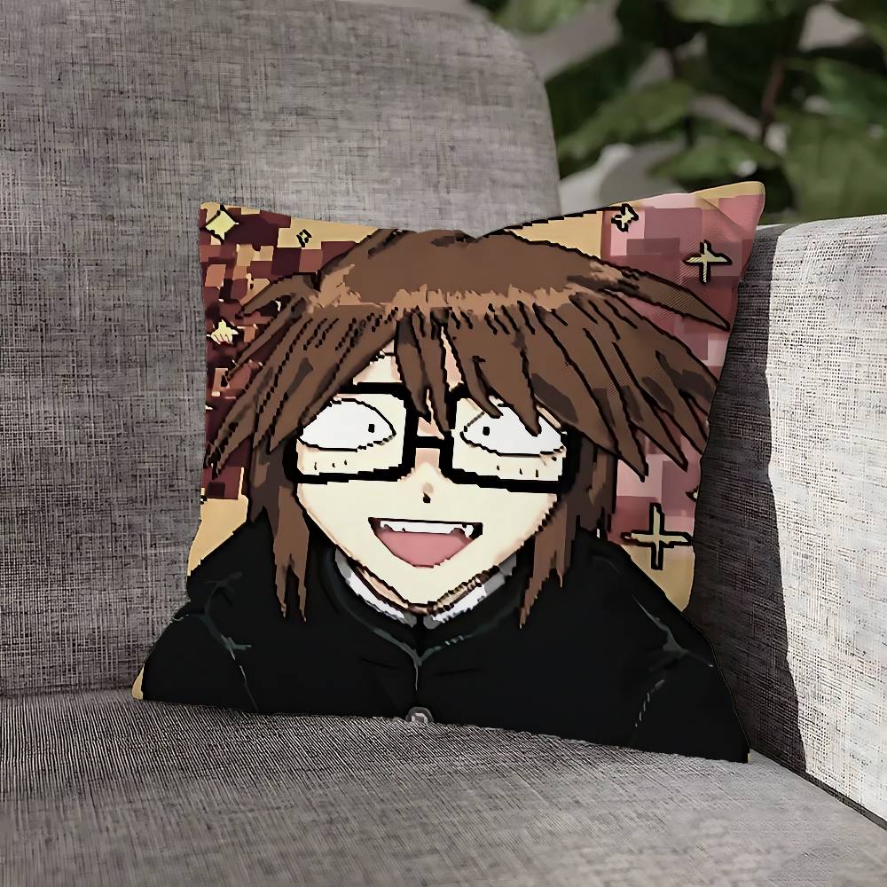 R-Rnfren Randal Luther Nyon Pillow Case For Sofa Decor Car Office Room Printing Cushion Cover Decorations and Protector