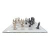 Hand Painted Medieval Crusader Knights of The Cross Christian VS Muslim Saladin Ottoman Empire Resin Chess Pieces with 15 by 15